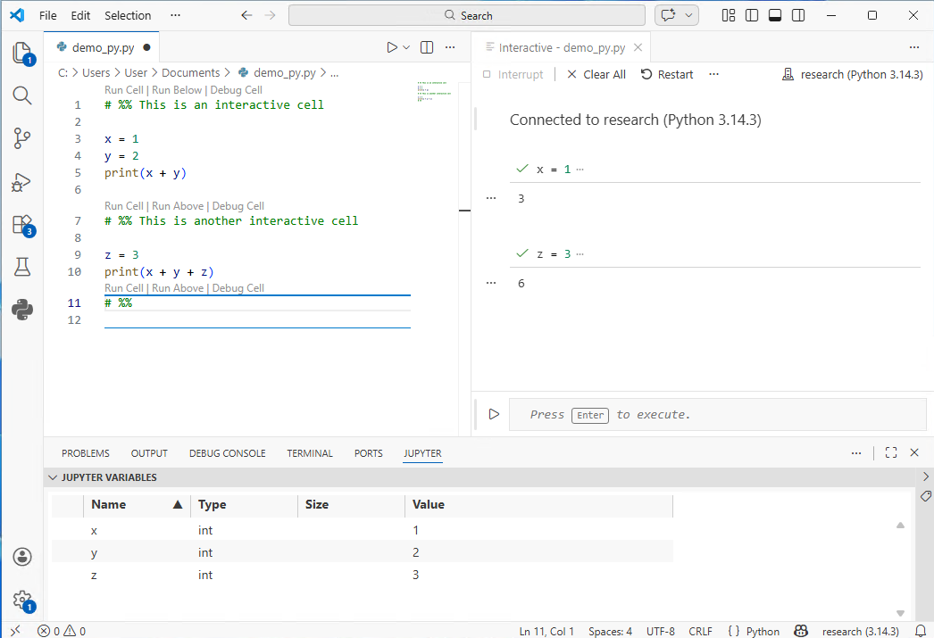 Jupyter panel with .py file